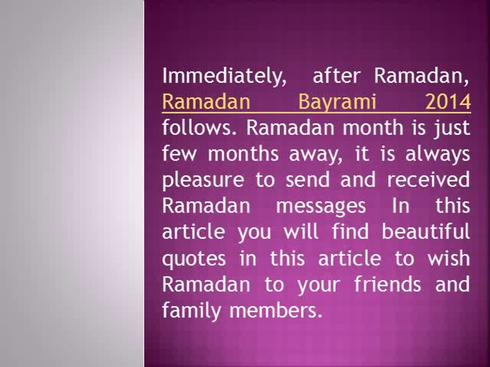 Quotes for Ramadan