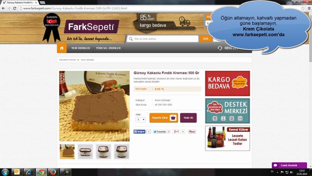 Gürsoy Kakaolu Fındık Kreması