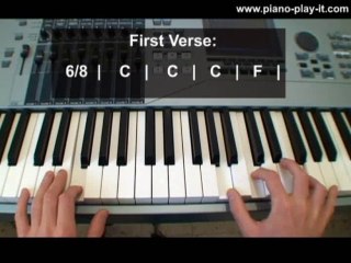 O Holy Night Piano Tutorial Christmas Celine Dione