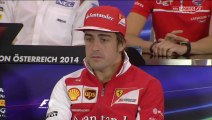 F1 2014 Austrian GP  Drivers Press Conference (Thursday)