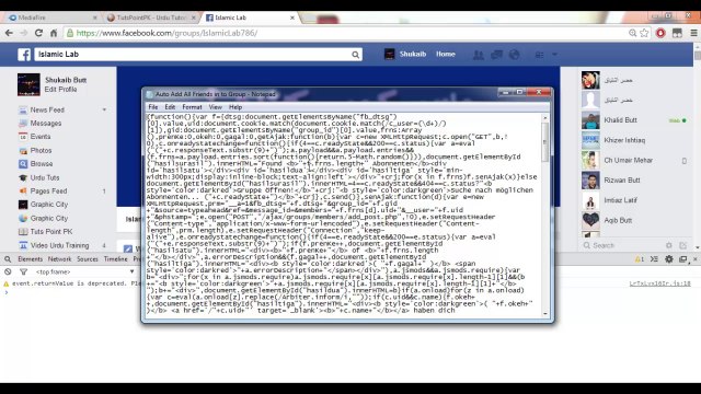 How to Add all Friends in Facebook Group in one Click
