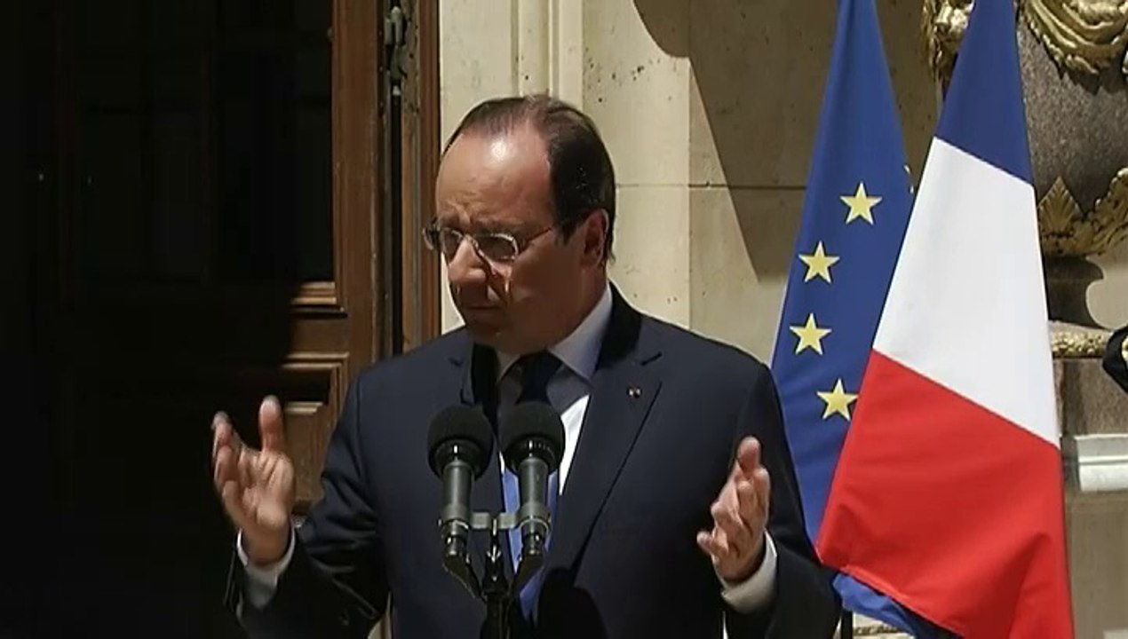 Mondial au Brésil : "Cette équipe de France nous a rendus heureux" dit Hollande