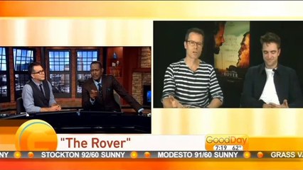 18.06.2014 NYC The Rover Press Junket Robert and Guy Satellite Interview with Good Day Sacramento