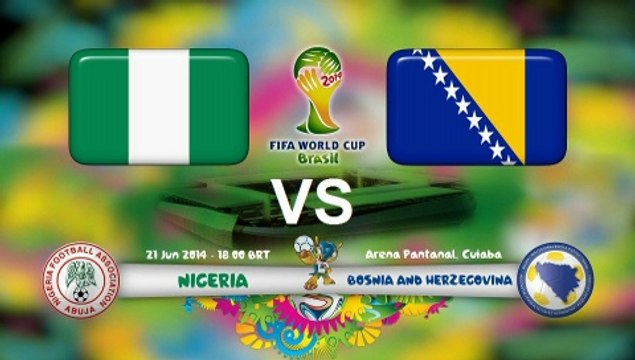 Ver partido Nigeria vs Bosnia En Vivo Mundial Brasil 2014 21 de Junio 2014