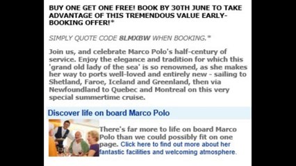 Newmarket Holidays | 50th Anniversary Cruise to Canada and Greenland