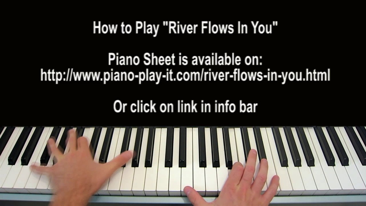 River Flows in you piano tutorial - video Dailymotion