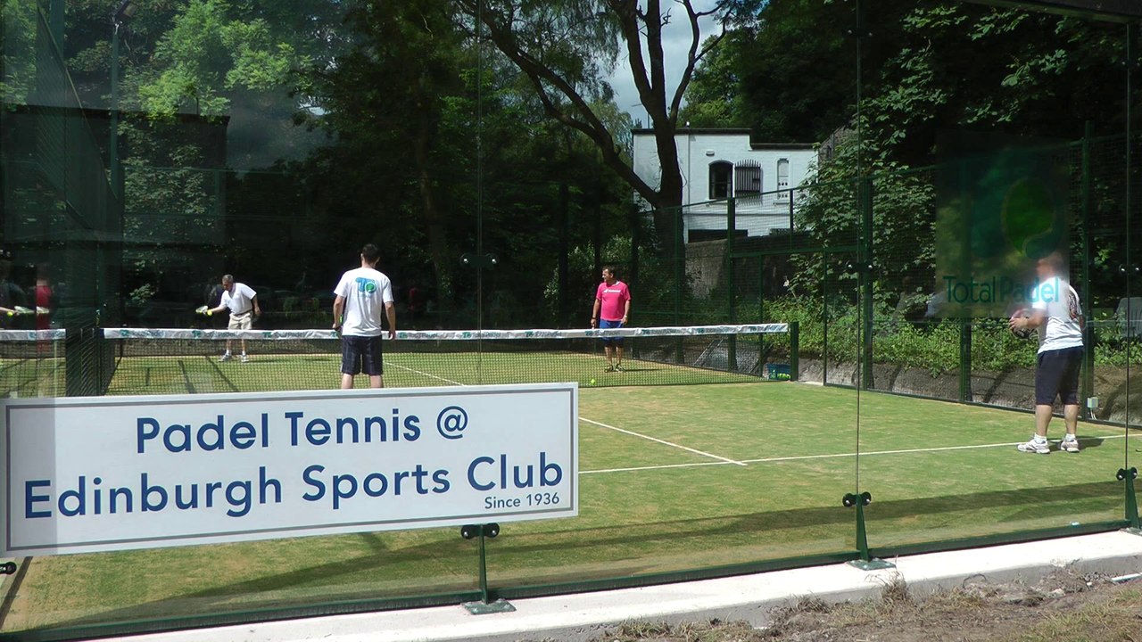 Padel Tennis doubles Edinburgh Sports Club