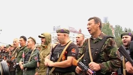 Separatists take military oath, denounce ceasefire