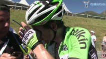 Bauke Mollema à l'arrivée de la 8e étape du Tour de Suisse 2014