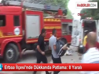 Erbaa İlçesi'nde Dükkanda Patlama: 8 Yaralı