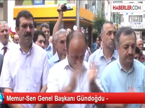 Memur-Sen Genel Başkanı Gündoğdu -