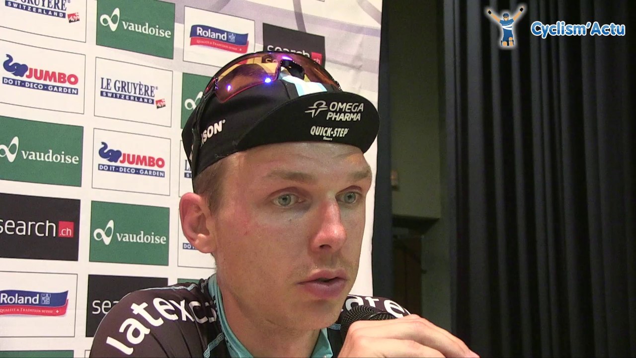 Tony Martin, maillot jaune de la 8e étape du Tour de Suisse 2014