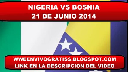 Ver Nigeria vs Bosnia Mundial Brasil 2014