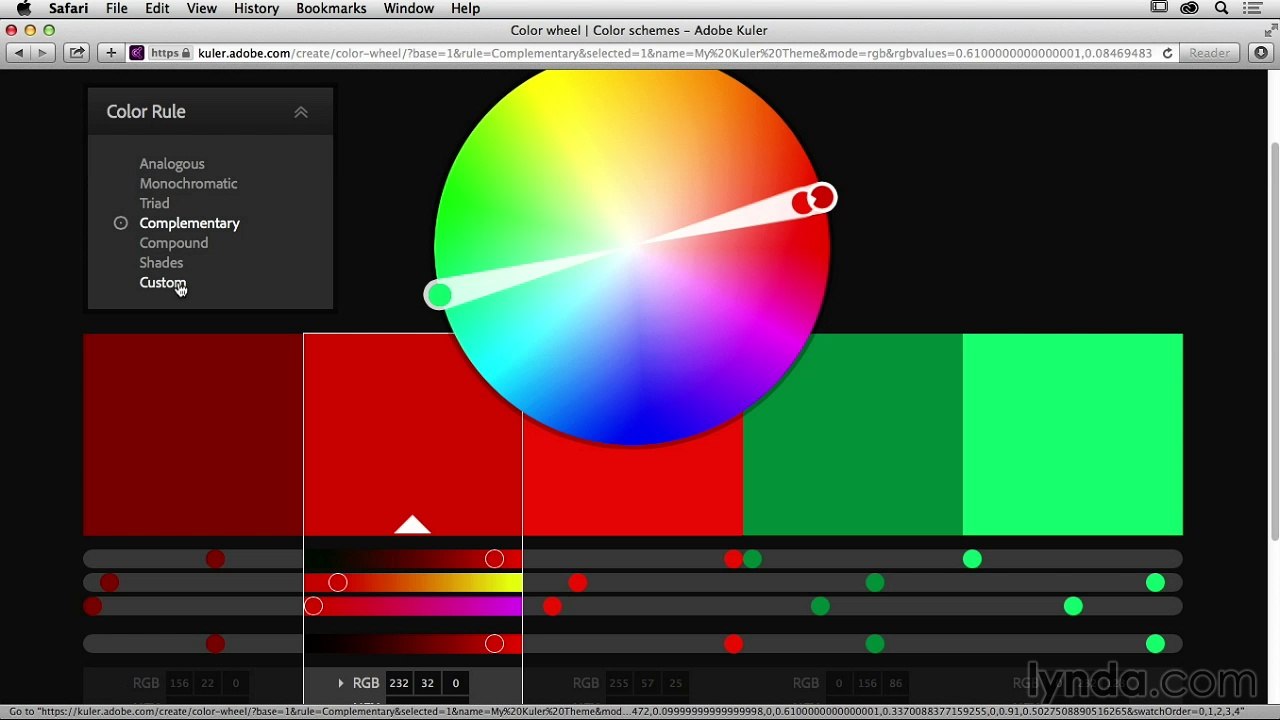 Solution Create a color scheme