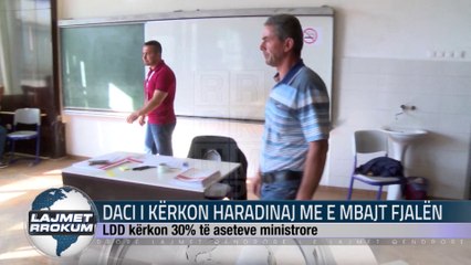 DACI I KËRKON HARADINAJT ME E MBAJT FJALËN