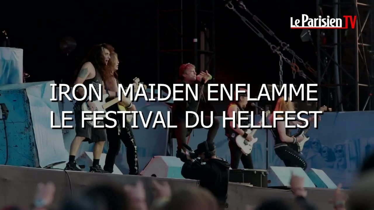 Iron Maiden embrase le festival du Hellfest