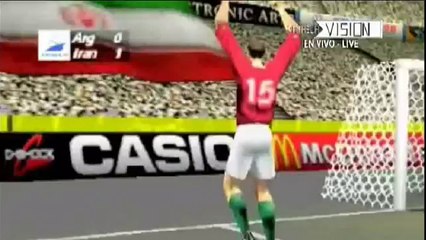 Henry Scaladerson juega World Cup 98 / Argentina VS. Iran