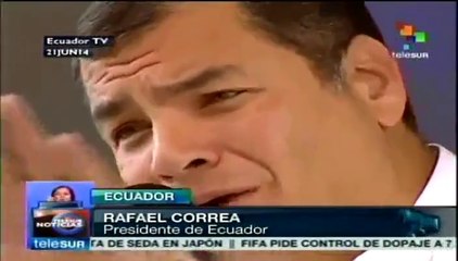 Voz de alerta de Correa contra "falso ecologismo" de transnacionales