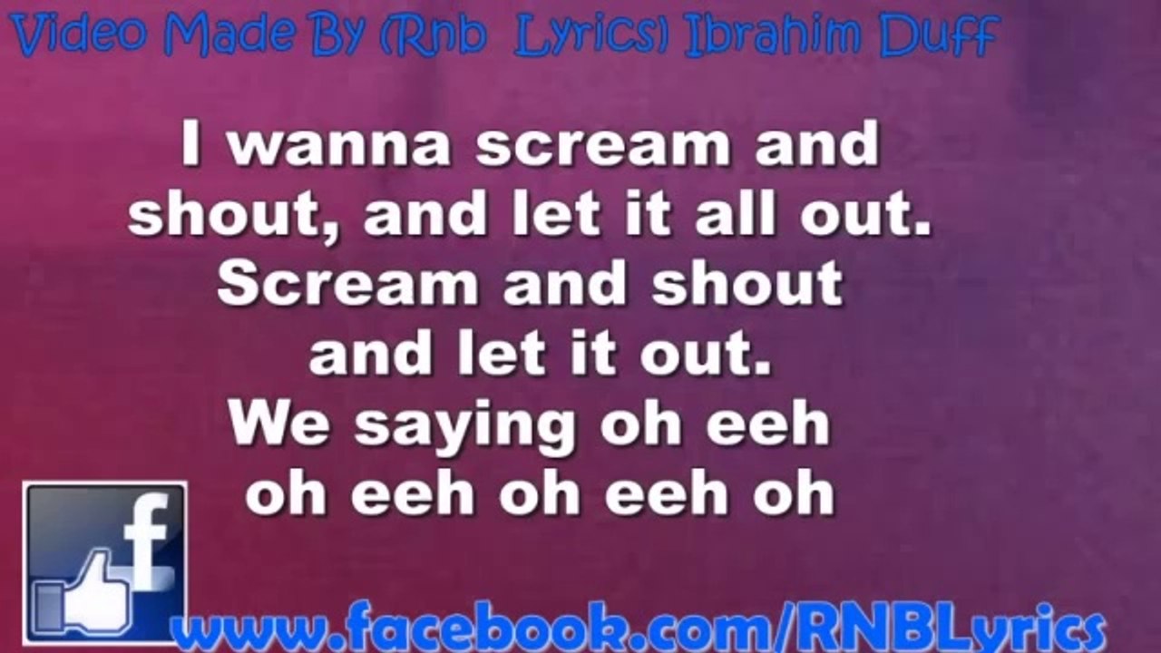 will.i.am - Scream Shout featuring Britney Spears (with Lyrics)