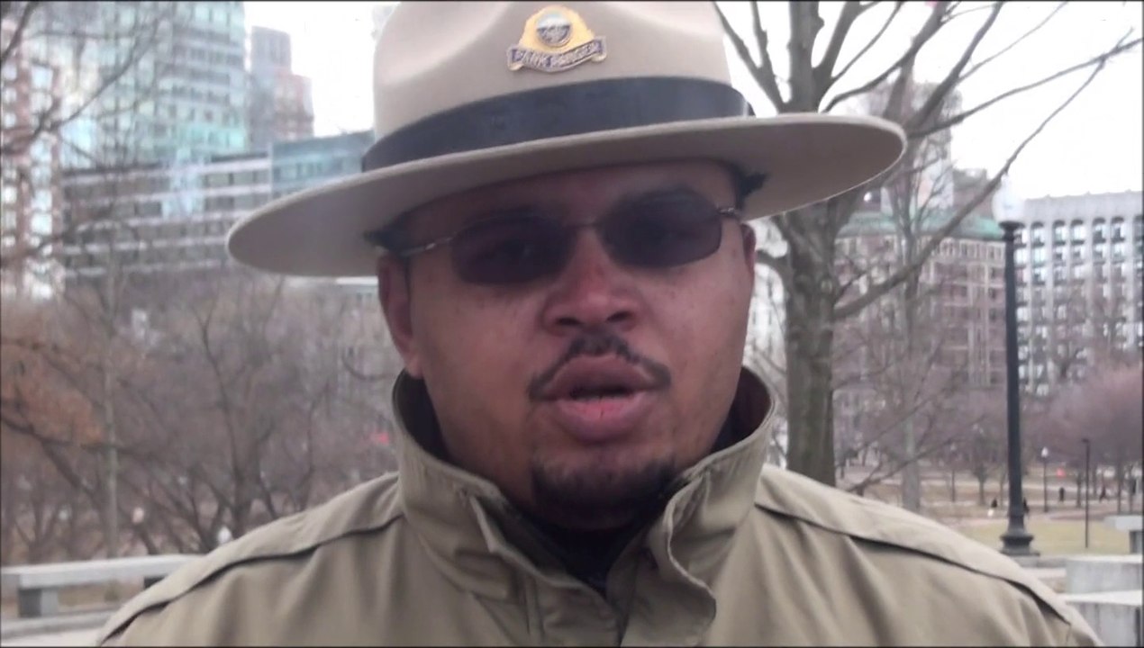 Smoke/Vapers to Boston Park Ranger, "We're here to protest the $250 fine"