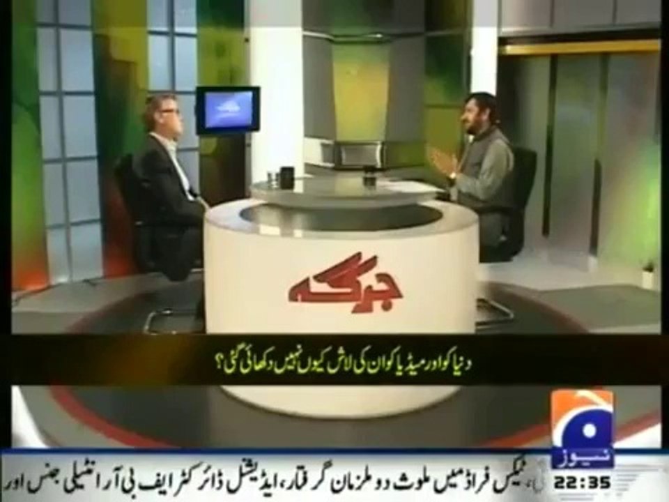 Jirga 21 june 2014 - Stewcole American Journalist in an exclusive interview with Saleem Safi