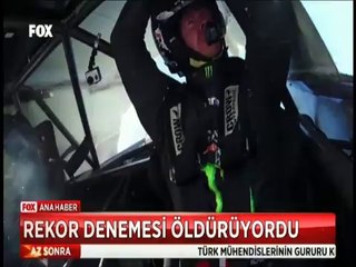 Rekor denemesi çılgın pilotu öldürüyordu
