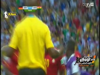 هدف غانا التعادل في ألمانيا لأندريه أيو 1-1 | تعليق يوسف سيف