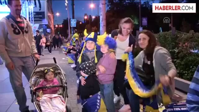 Bosna Hersek'te ''milli maç'' coşkusu -