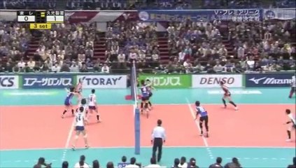 Saori Sakoda vs Hisamitsu Springs [2013 V-Premier Final]-Rally