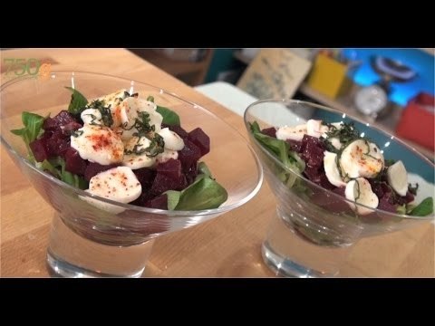 Recette de Verrines de betterave mozzarella - 750 Grammes