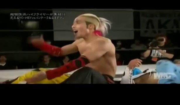 Yusuke Kodama & YO-HEY vs. El Hijo del Pantera & Namazu Man (WNC)