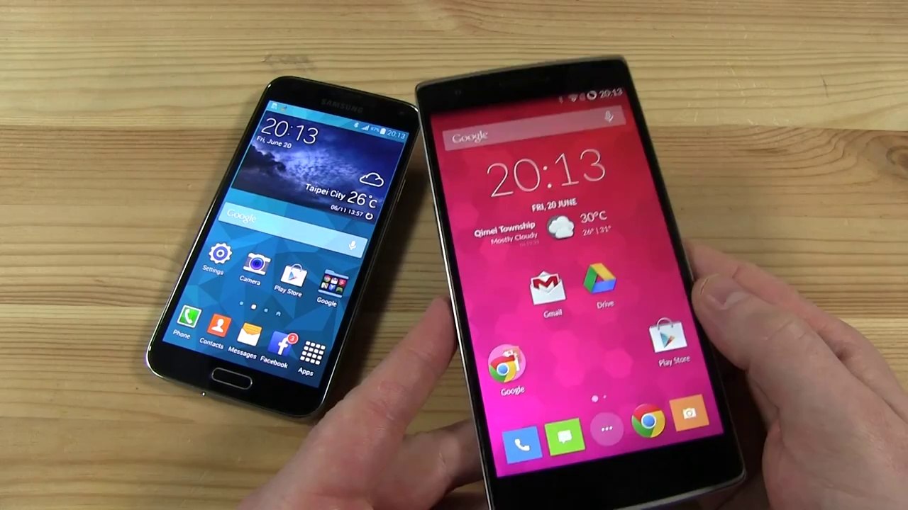 OnePlus One vs Samsung Galaxy S5 - Comparison