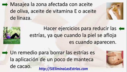 como eliminar estrias naturalmente