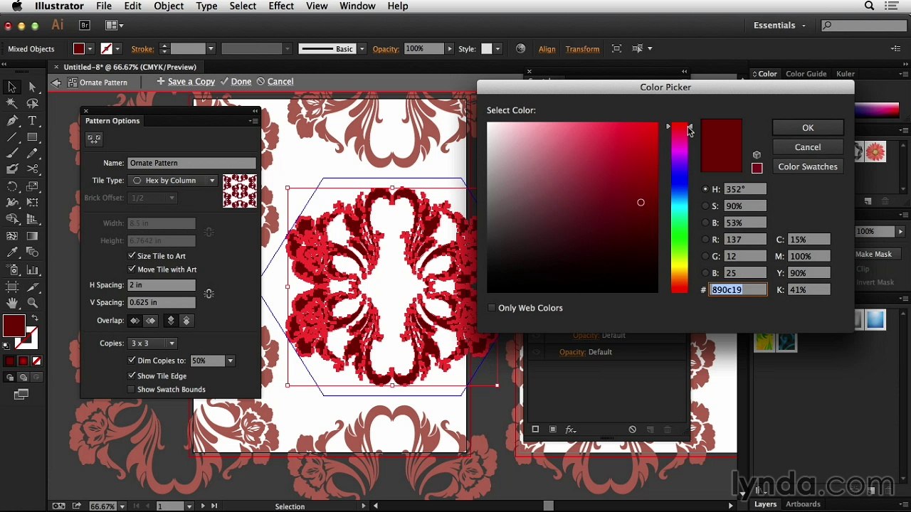 Creating patterns and gradients
