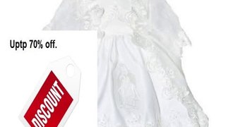 Cheap Deals White Baby Christening Dress with Virgin Mary Embroidery Review