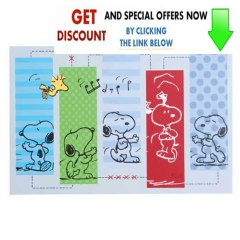 Best Price Bedtime Originals Hip Hop Snoopy Wall Decor, Blue Review