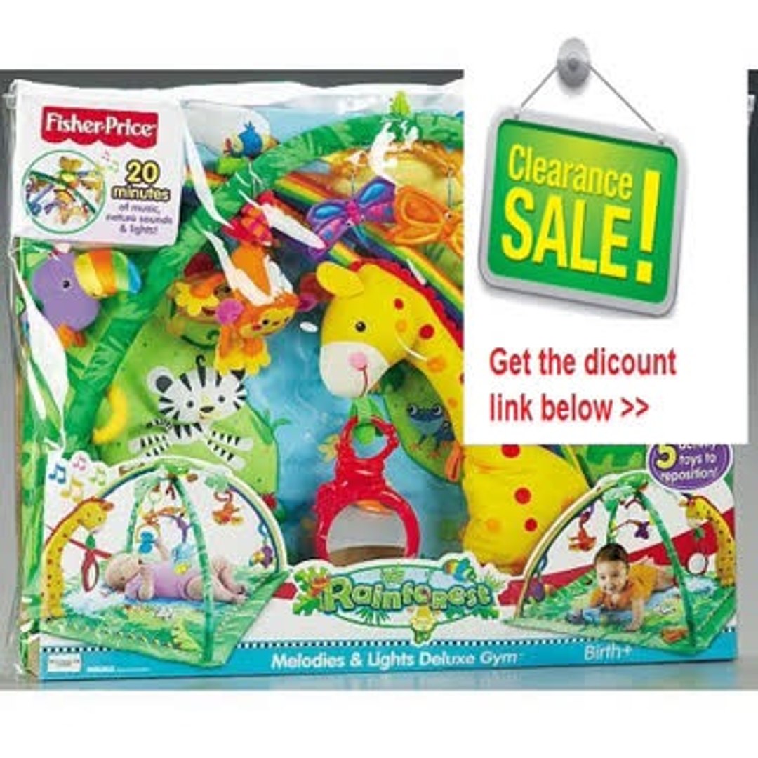 fisher price rainforest melodies & lights deluxe