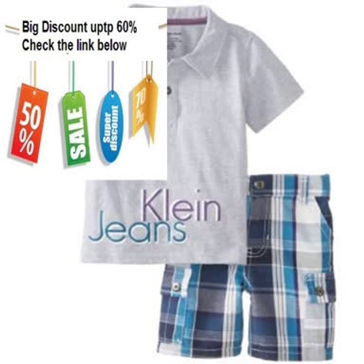 Cheap Deals Calvin Klein Baby-Boys Infant Polo with Plaided Cargo Short Review