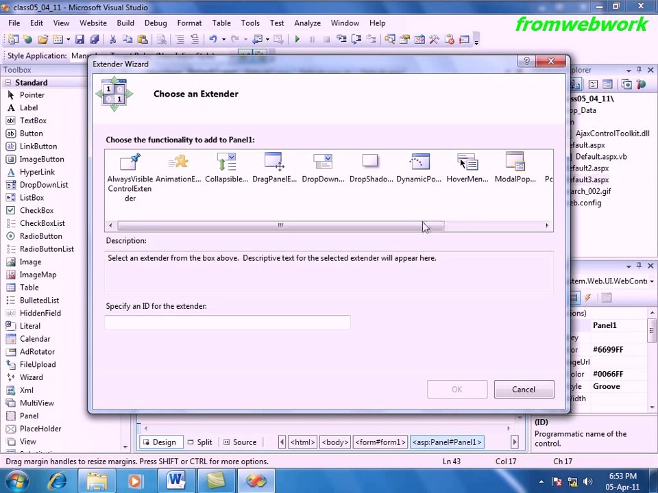 Panel-Rounded corners and Drop shadow