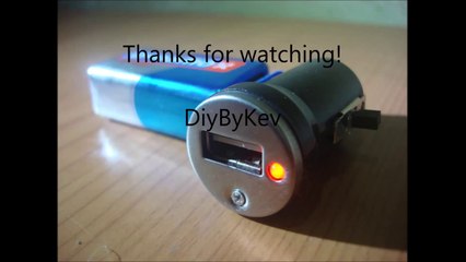 Portable usb cellphone charger V2
