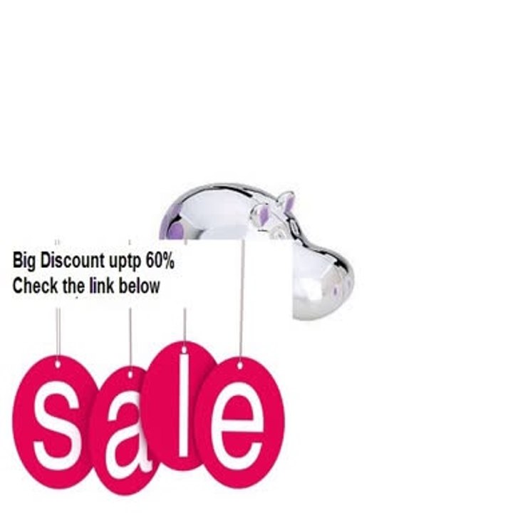 Cheap Deals Reed & Barton Jungle Parade Silver Plate Hippo Coin Bank Review