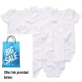 Cheap Deals Carters Basic White 5 Pack Bodysuits (6 MO) Review