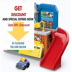 Discount Fisher Price Little People Wheelies Stow N Tow Garage