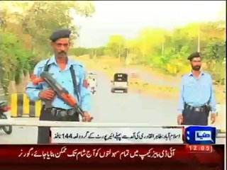 Dunya News - Section 144 imposed in Rawalpindi ahead of Qadri's arrival