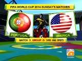 FIFA World Cup 2014- Today's Matches-22 June 2014