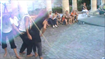 La Cie Equinoxe à la fête de la musique à La Rochelle le 21 06 2014