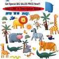 Best Price RoomMates RMK1136SCS Jungle Adventure Peel & Stick Wall Decals Review