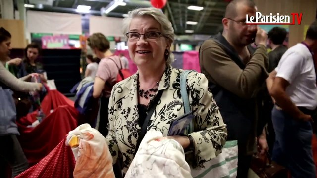 Salon Emmaüs : les visiteurs affluent de la France entière