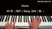 To Make You Feel me Love piano tutorial Adele