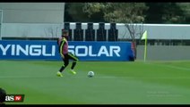 Gerard Pique injury himself at Spain training (World Cup 2014) HD